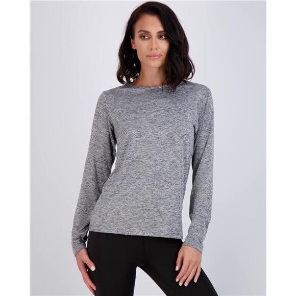 4 Pack: Women's Dry-Fit Tech Stretch Long-Sleeve Athletic Workout T-Shirt - Picture 2 of 7